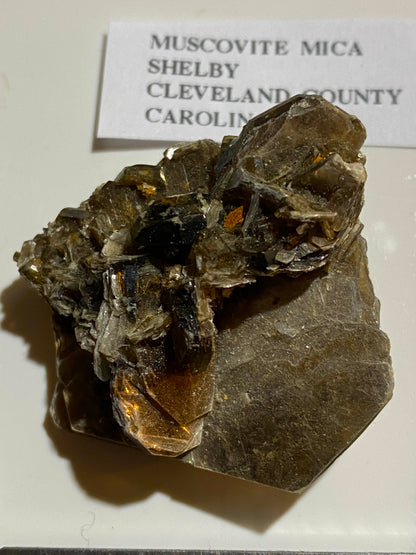 MUSCOVITE MICA : SHELBY, CLEVELAND CO, NORTH CAROLINA, U.S.A. 15g MF4762