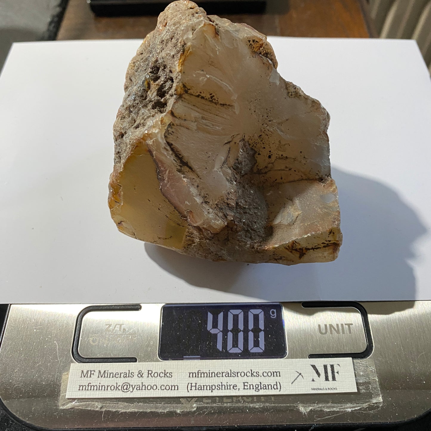 CHALCEDONY MICROCRYSTALLINE QUARTZ - ROCKHOUND STATE PARK, NEW MEXICO U.S.A.  400g MF1115