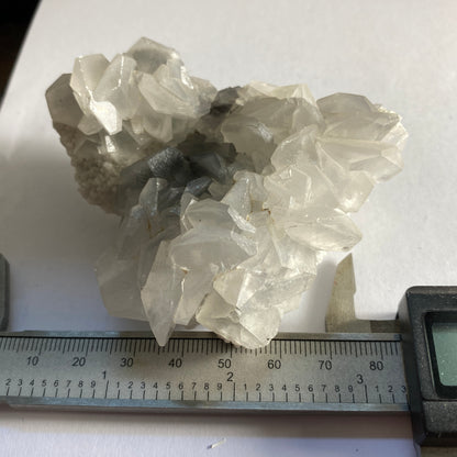 CALCITE WITH FLUORITE, SHANGBAO MINE, CHINA. 165g MF1639