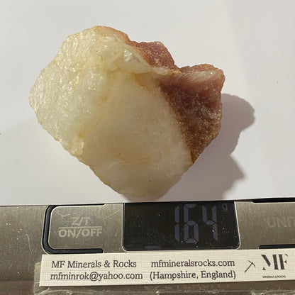 TOURMALINE & QUARTZ ROUGH SPECIMEN FROM MINAS GERAIS 160g  MF1184A