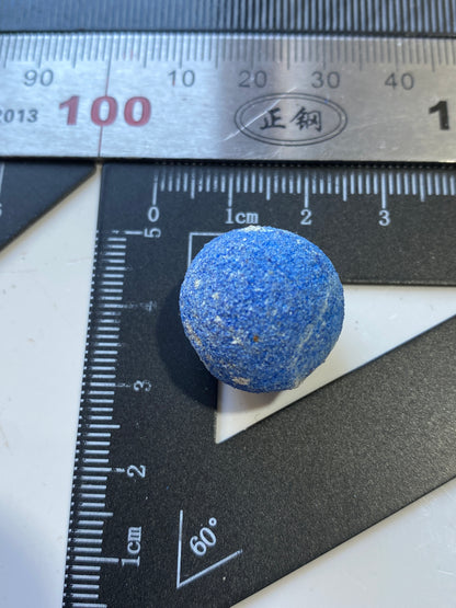 AZURITE BALL : MORENCE MINE, GREENLEE COUNTY, ARIZONA, U.S.A. 8g MF4764