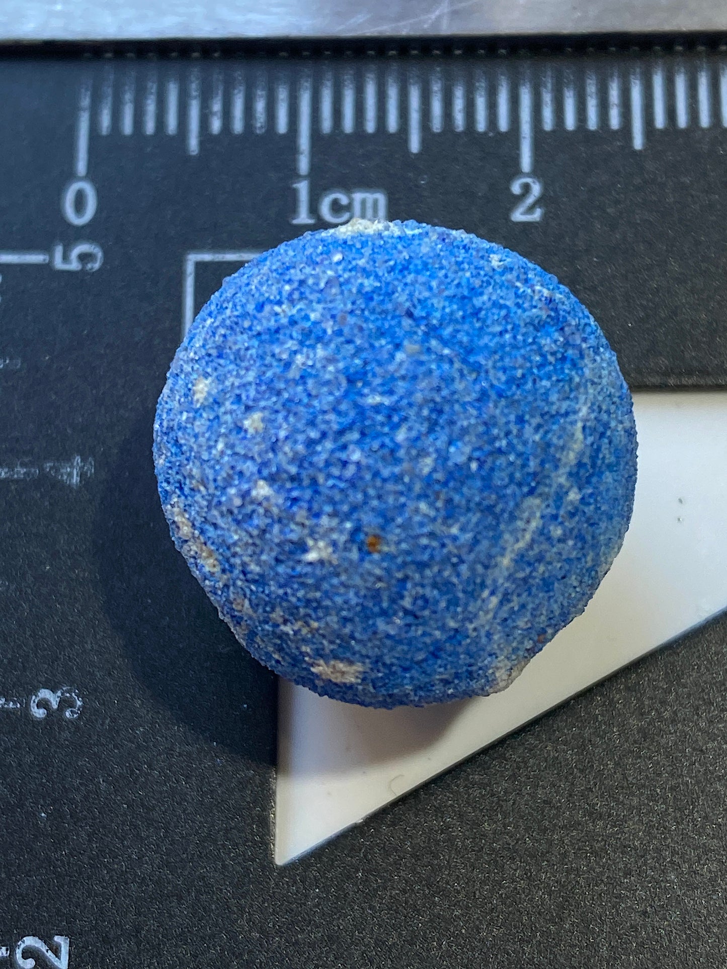 AZURITE BALL : MORENCE MINE, GREENLEE COUNTY, ARIZONA, U.S.A. 8g MF4764