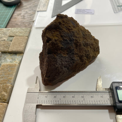 VIVIANITE TRACES ON LIMONITE - WHALE CHINE, ATHERFIELD BAY, ISLA OF WIGHT 212g MF1136