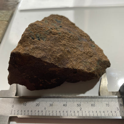 VIVIANITE TRACES ON LIMONITE - WHALE CHINE, ATHERFIELD BAY, ISLA OF WIGHT 212g MF1136