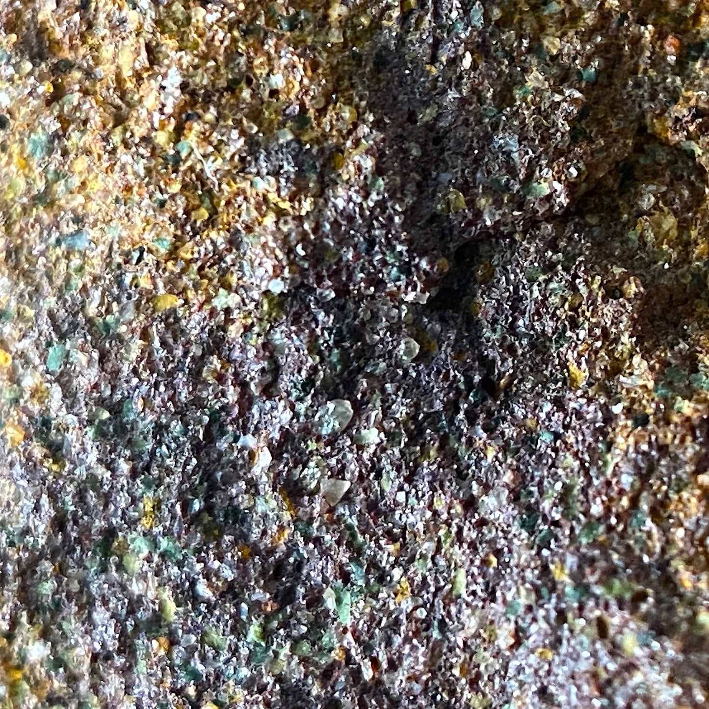 VIVIANITE TRACES ON LIMONITE - WHALE CHINE, ATHERFIELD BAY, ISLA OF WIGHT 212g MF1136