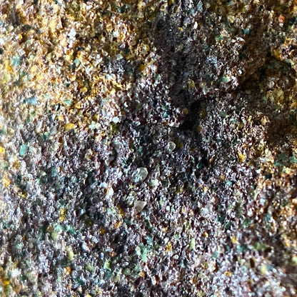 VIVIANITE TRACES ON LIMONITE - WHALE CHINE, ATHERFIELD BAY, ISLA OF WIGHT 212g MF1136