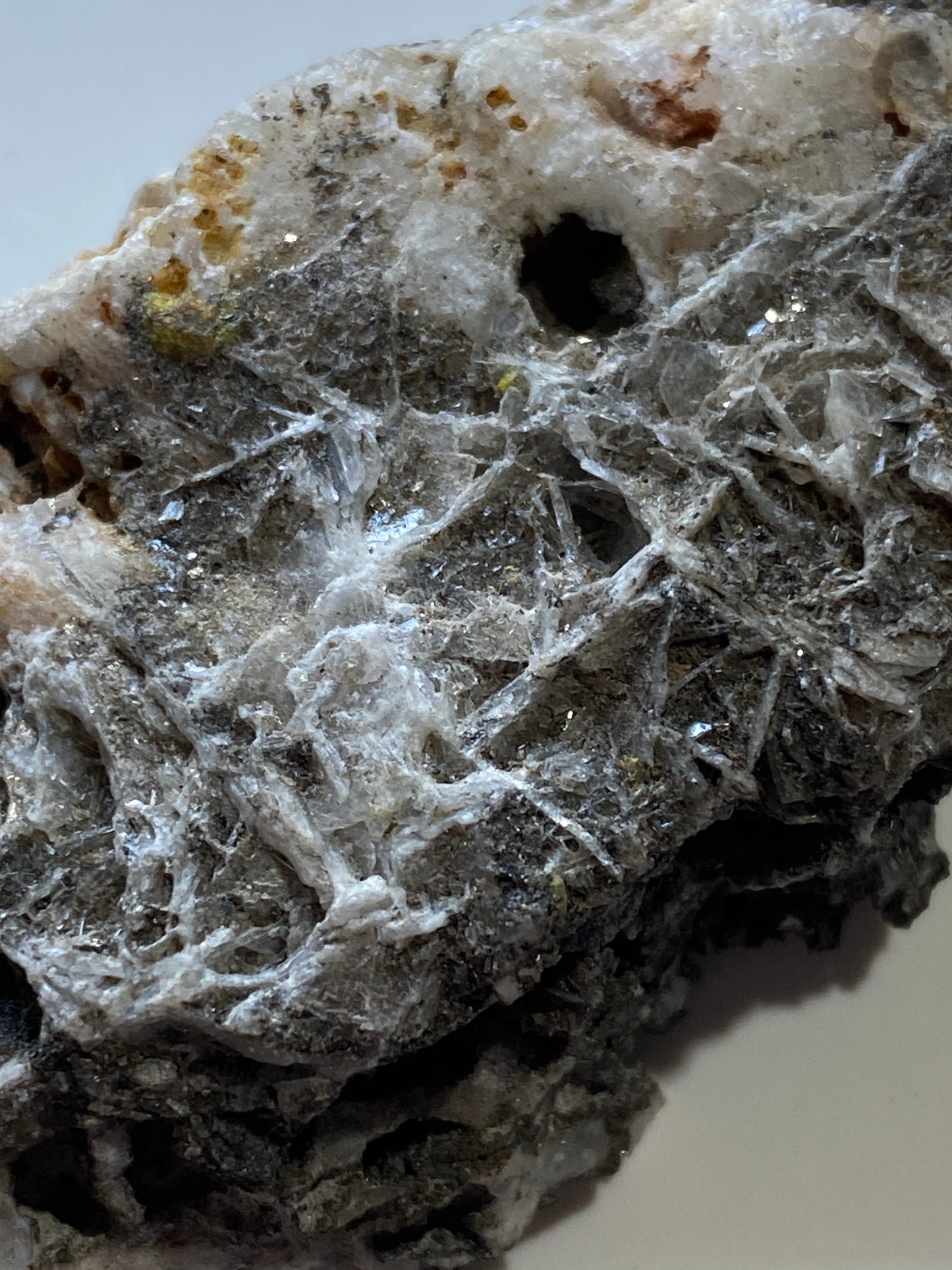 ANGLESITE [ETC]  : PENBERTHY CROFT MINE, ST HILARY, CORNWALL, ENGLAND 52g MF4766