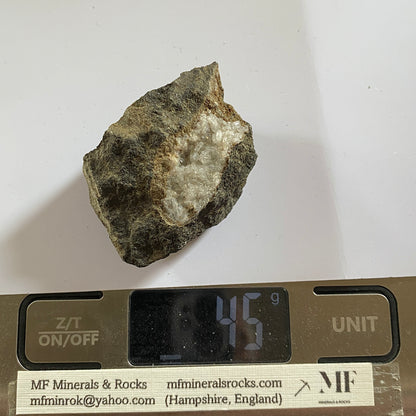 CHABAZITE [ZEOLITE GROUP] - MEGHERAMORNE QUARRY, N. IRELAND  45g MF1164