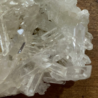 QUARTZ CRYSTAL ASSEMBLAGE [ON STAND] - HARDER KULM MOUNTAIN, SWITZERLAND  30g