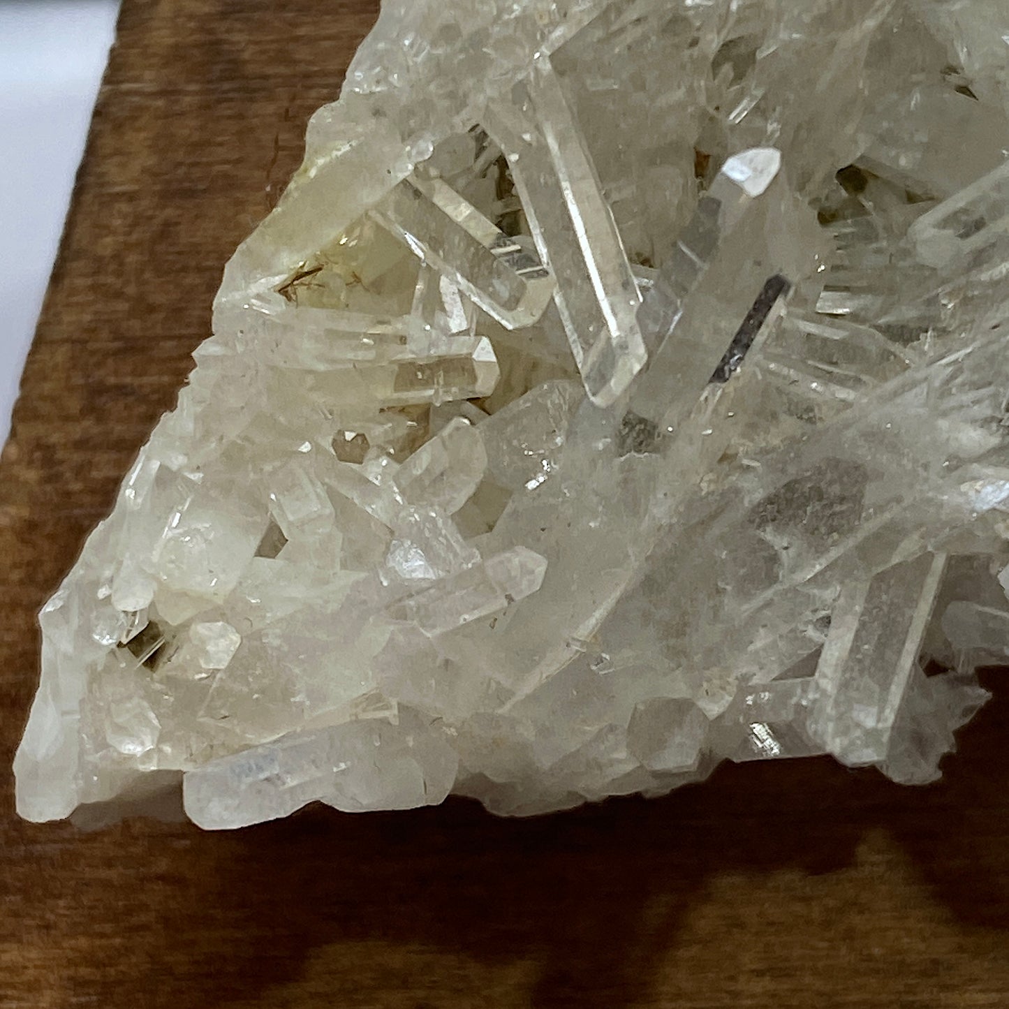 QUARTZ CRYSTAL ASSEMBLAGE [ON STAND] - HARDER KULM MOUNTAIN, SWITZERLAND  30g