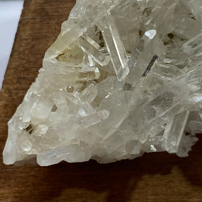QUARTZ CRYSTAL ASSEMBLAGE [ON STAND] - HARDER KULM MOUNTAIN, SWITZERLAND  30g