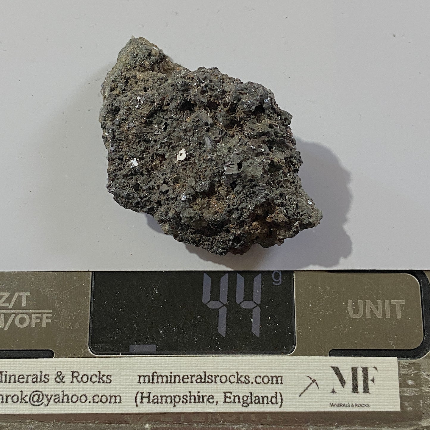 MINERAL DE PLATA/PLOMO DE BROKEN HILL, NSW AUSTRALIA 44g MF1147