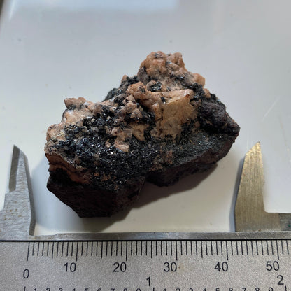 SPECULARITE & DOLOMITE ON HEMATITE - OURO PRETO, MINAS GERAIS, BRAZIL 37g MF1145