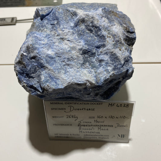 DUMORTIERITE [ETC] - ITREMO MASSIF, MADAGASCAR,  HEAVY 2684g. MF4038