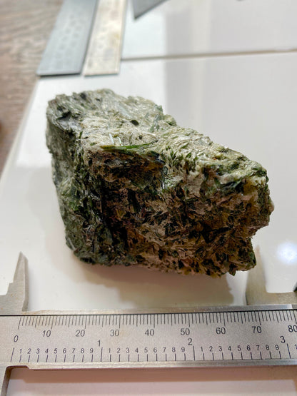 ACTINOLITE IN TALC : MO-I-RANA, ALTERMARK, NORWAY   204g MF4877