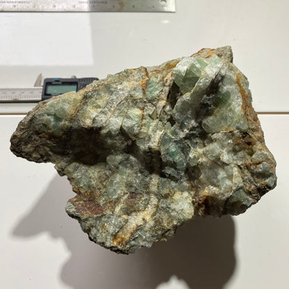 FLUORITE ON QUARTZ [ETC] SUBSTANTIAL 4kg+ WHEAL MARY ANN, CORNWALL MF4041