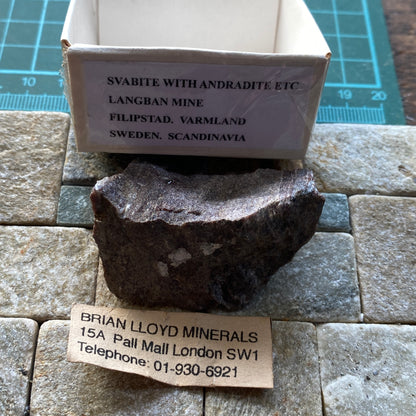 SVABITE RARE MINERAL - LANGBAN MINE, FILIPSTAD, VARMLAND, SWEDEN 36g MF1135