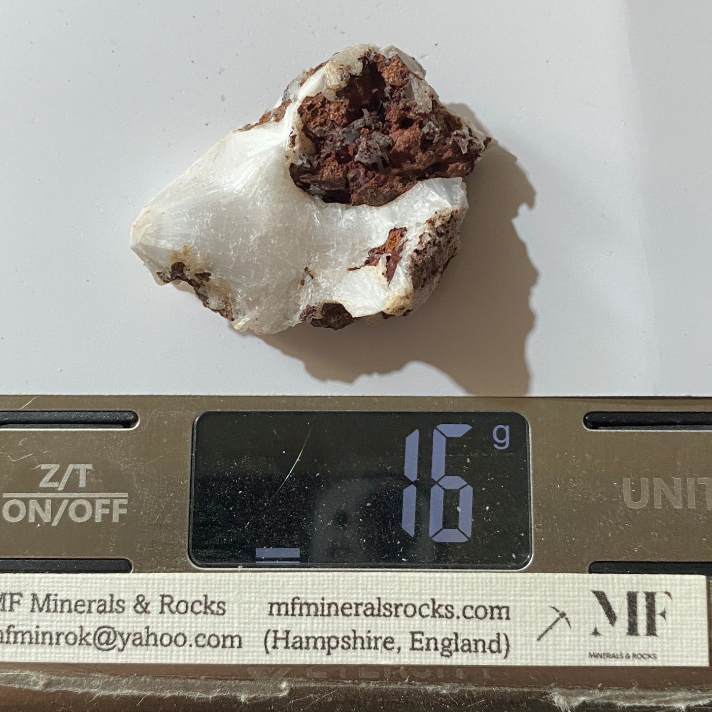 NATROLITE - MEGHERAMORNE QUARRY, CO ANTRIM, N. IRELAND 16g MF1165