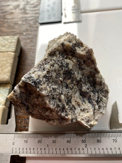 MOLYBDENITE ON GRANITE : KNABEN MINE, AGDER, NORWAY  165g MF4878