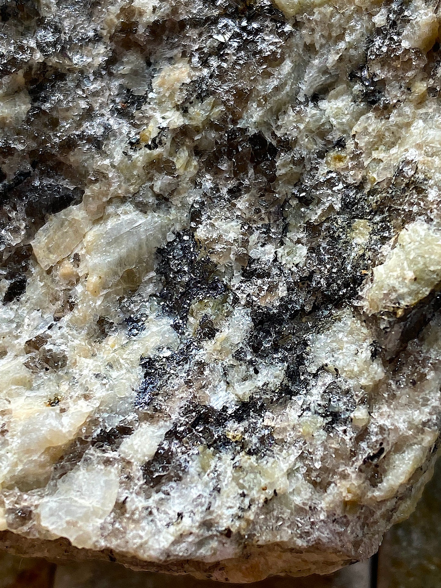 MOLYBDENITE ON GRANITE : KNABEN MINE, AGDER, NORWAY  165g MF4878