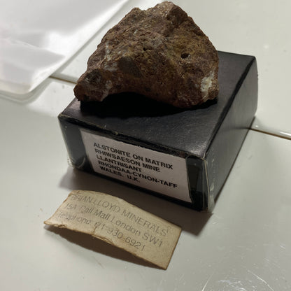 ALSTONITE ON MATRIX - RHIWSAESON MINE, LLANTRISANT, WALES -U.K. 37g MF1181