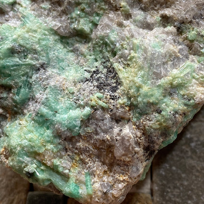 EMERALD BERYL ON MATRIX FROM DAYAKOU EMERALD MINE, CHINA 345g MF1103