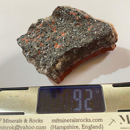 HEMATITE UNUSUAL SPECIMEN FROM ULLCOATS MINE, CUMBRIA 92g MF1196