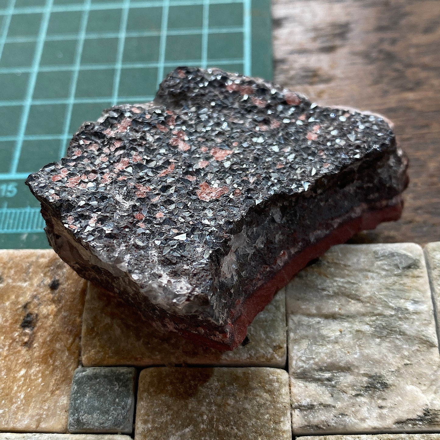 HEMATITE UNUSUAL SPECIMEN FROM ULLCOATS MINE, CUMBRIA 92g MF1196