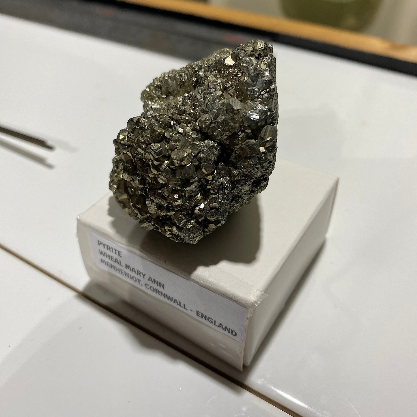 PYRITE - WHEAL MARY ANN, MENHENIOT, CORNWALL, ENGLAND   170g. MF4061