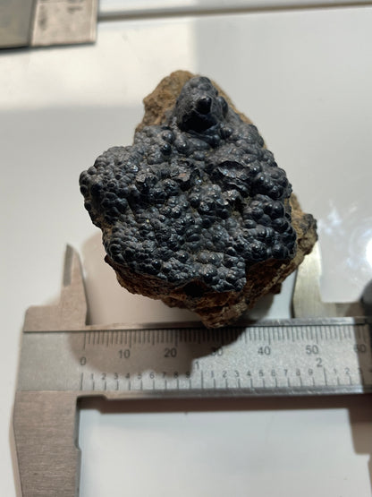 HOLLANDITE ON MATRIX : MYNYDD NODOL, GWYNEDD, WALES : 96g MF4887