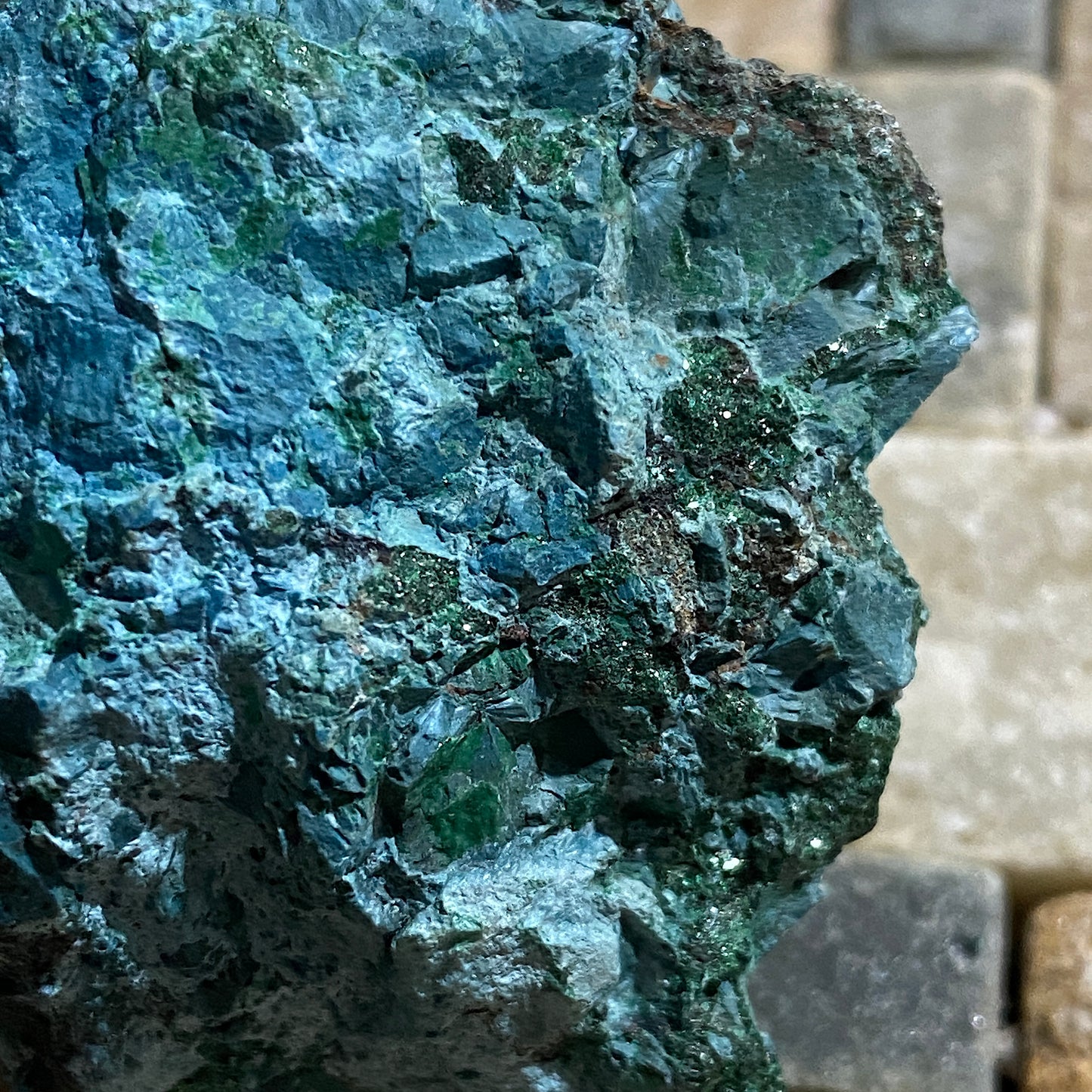 CHRYSOCOLLA WITH MALACHITE- SIERRA GORDA, ANTOFAGASTA, CHILE  226g mf1250