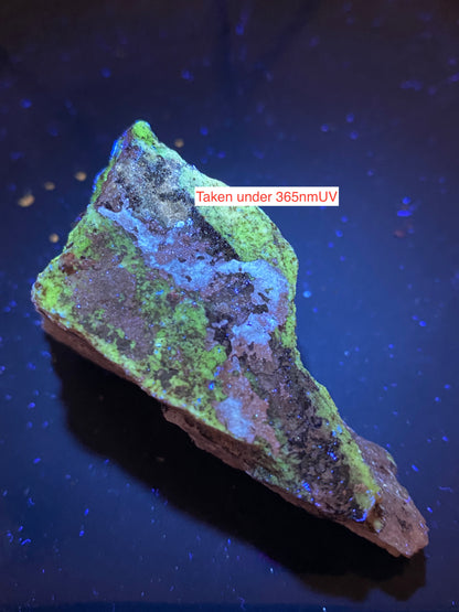 TENGERITE -Y, YTTOFLUORITE,  BASTNASITE ETC : INNHAVET, TYSFJORD, NORWAY 89g MF4888