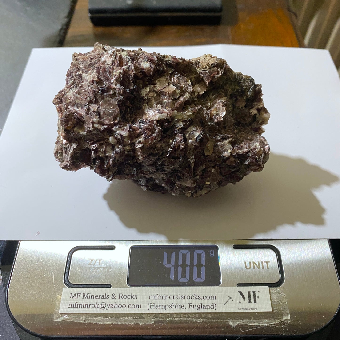 LEPIDOLITE MICA - VARUTRASK, SKELLEFTEA, SWEDEN  400g MF1282
