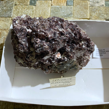 LEPIDOLITE MICA - VARUTRASK, SKELLEFTEA, SWEDEN  400g MF1282