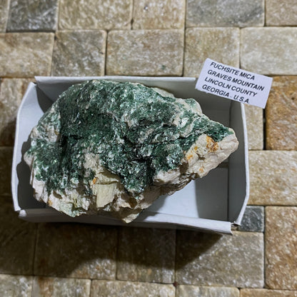 FUCHSITE MICA - GRAVES MOUNTAIN, GEORGIA,  U.S.A. 200g MF4055