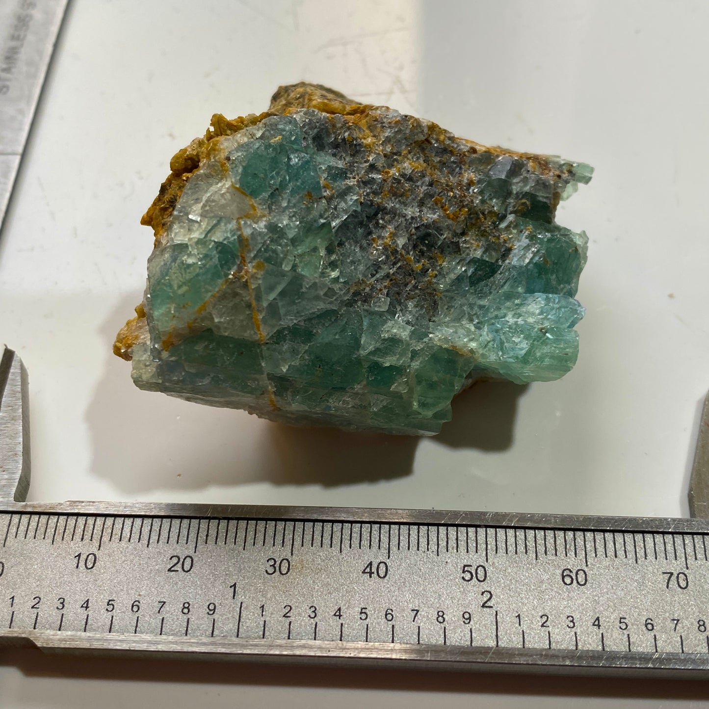 FLUORITE - HEIGHTS QUARRY, WESTGATE, CO DURHAM, ENGLAND 77g MF4052