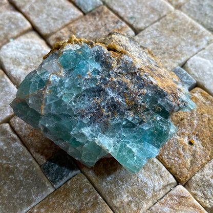 FLUORITE - HEIGHTS QUARRY, WESTGATE, CO DURHAM, ENGLAND 77g MF4052