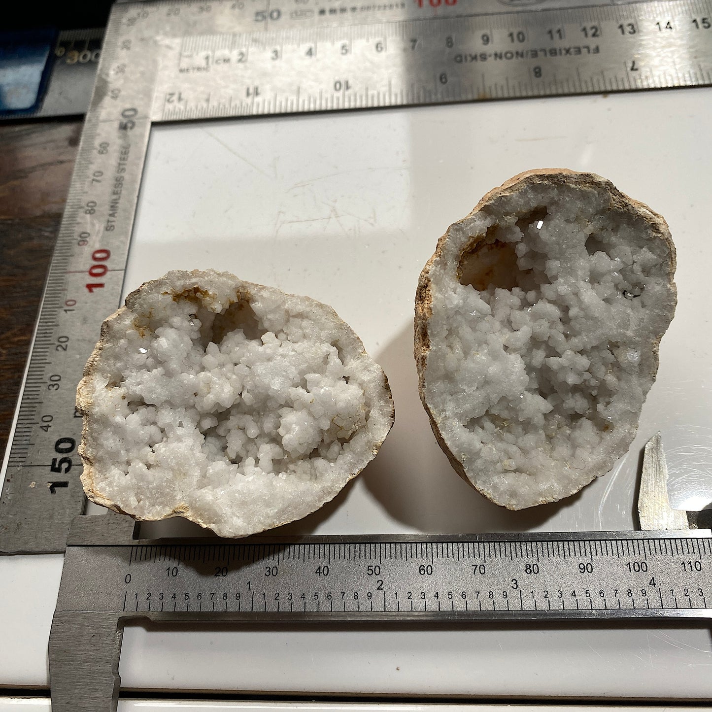 QUARTZ GEODE [NODULE] - BU CRAA, MOROCCO 182g. MF4050