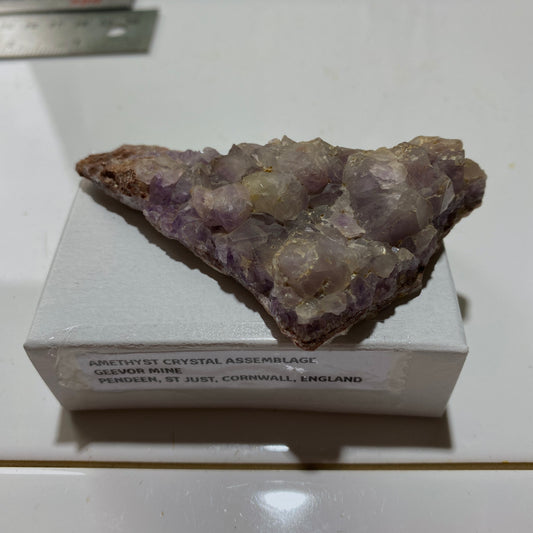 AMETHYST QUARTZ - GEEVOR MINE, PENDEEN, CORNWALL, ENGLAND. 54g MF4049