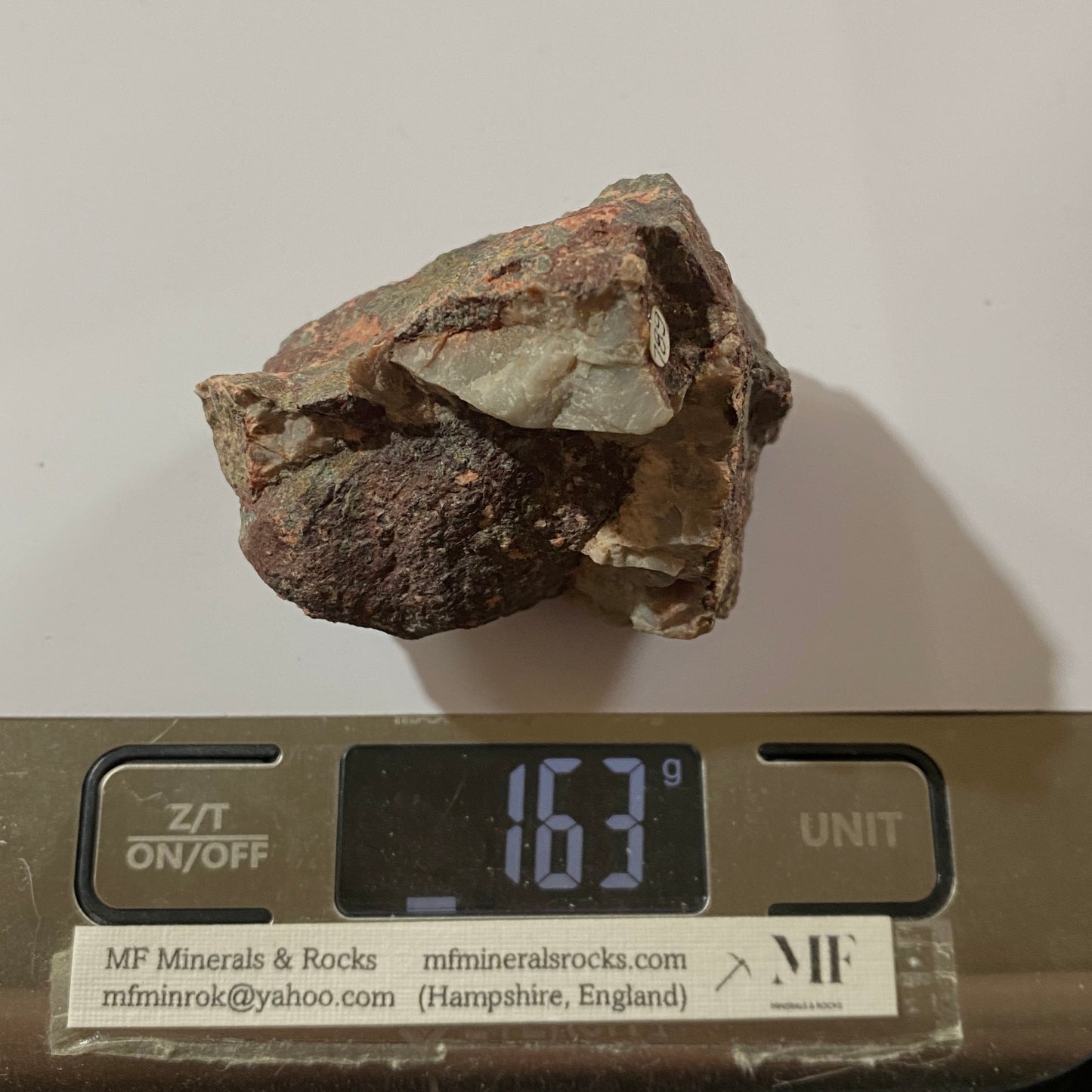 LAUMONTITE - MOONS HILL QUARRY, STOKE ST MICHAEL, SOMERSET, ENGLAND 163g MF1295