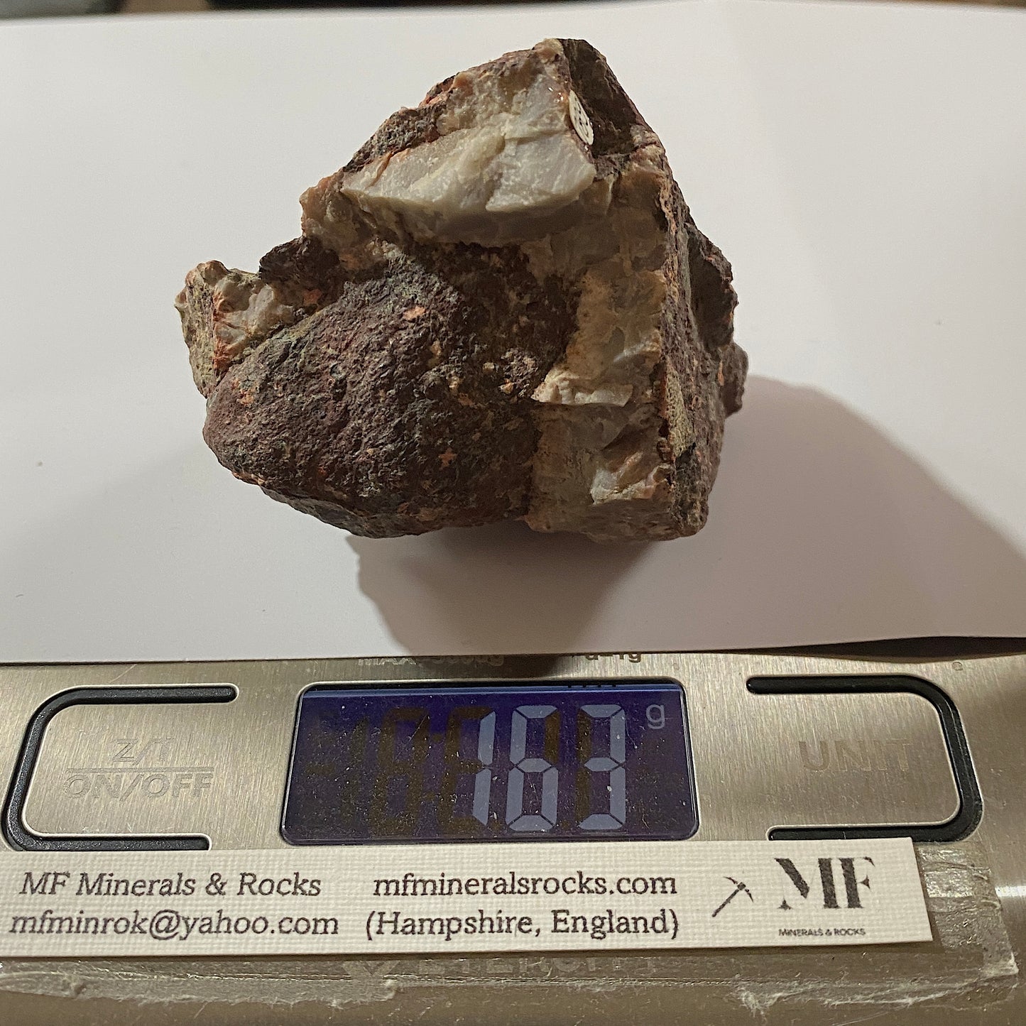 LAUMONTITE - MOONS HILL QUARRY, STOKE ST MICHAEL, SOMERSET, ENGLAND 163g MF1295