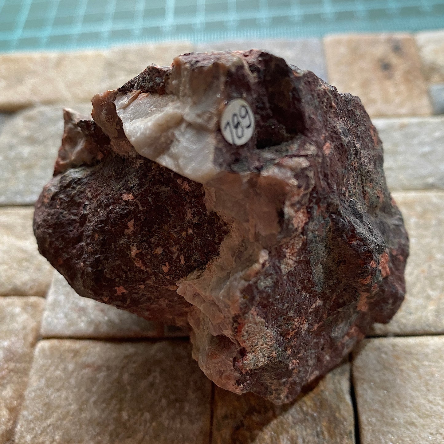 LAUMONTITE - MOONS HILL QUARRY, STOKE ST MICHAEL, SOMERSET, ENGLAND 163g MF1295