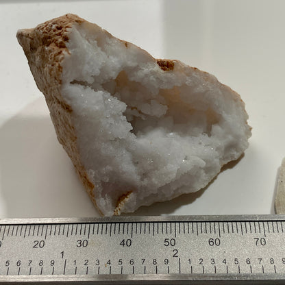 QUARTZ GEODE - VALDEMANTILLO RAVINE, CASRILE-LEON, SPAIN  72g MF1201