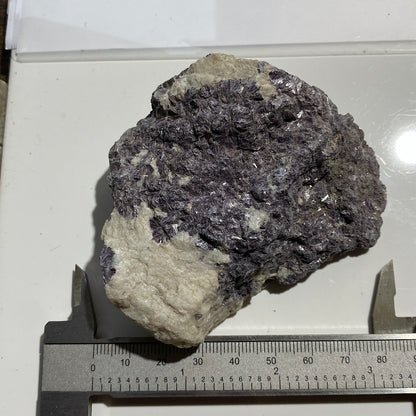 LEPIDOLITE SUR MATRICE DE LA MINE ALVARROES, PORTUGAL 189g MF1206