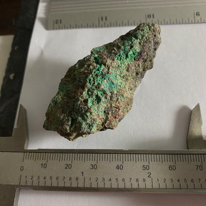 DIOPTASE ON MATRIX, ALT BOBOS MINE, OSHIKOTO, NAMIBIA 47g MF1666