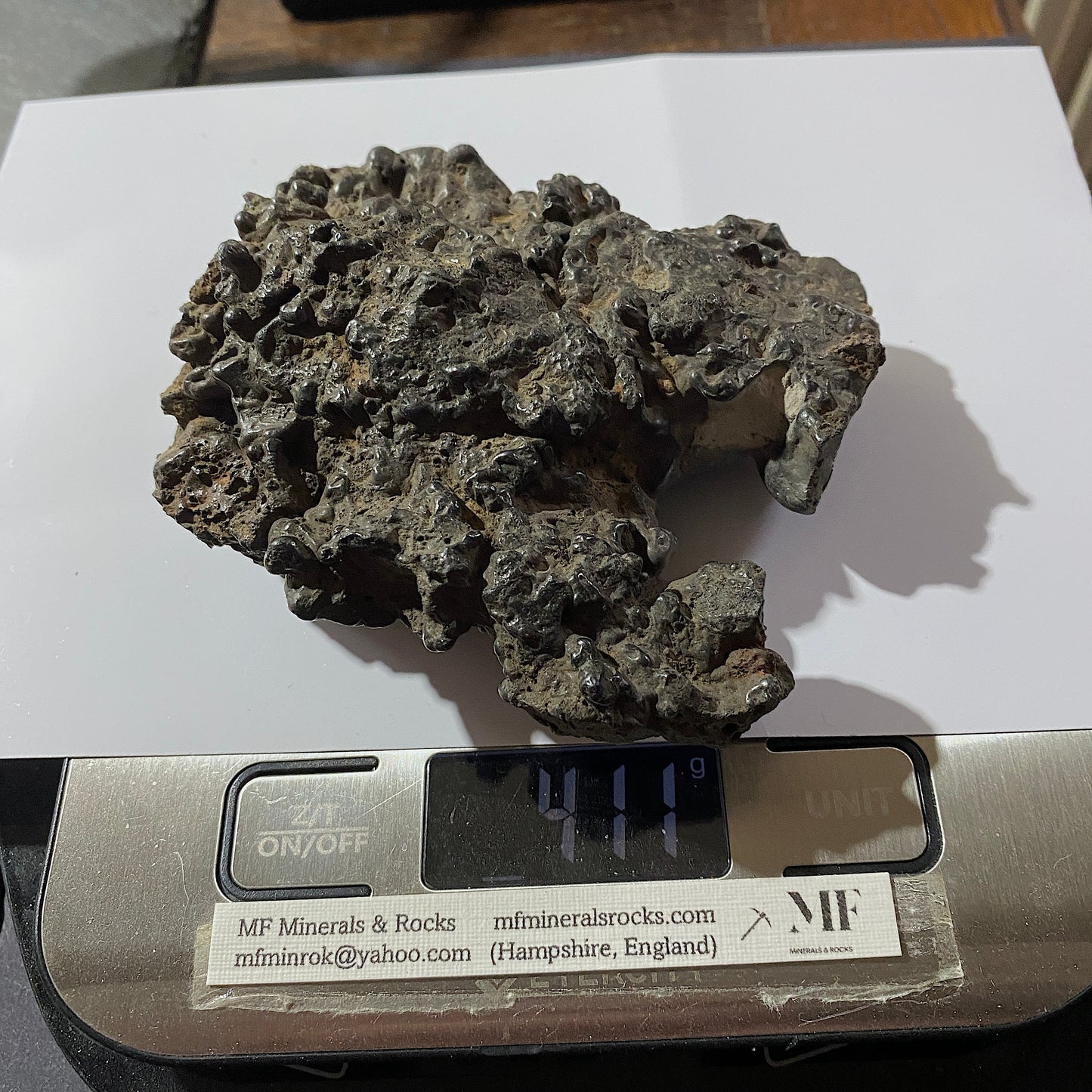 STILPNOSIDERITE - SAMIRESY, VAKINANKARATRA, MADAGASCAR 411g  MF1226