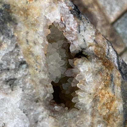 QUARTZ VUG IN MULTI-MINERAL MATRIX - WHEAL EDWARD, CORNWALL. 99g. MF4068