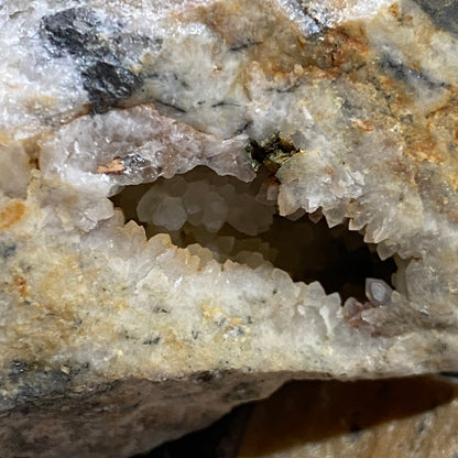 QUARTZ VUG IN MULTI-MINERAL MATRIX - WHEAL EDWARD, CORNWALL. 99g. MF4068