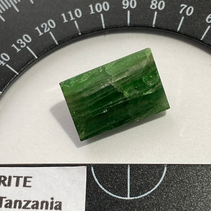 TSAVORITE GARNET GEMSTONE - MERALANI HILLS, LELATEMA MOUNTAINS, MANYARA, TANZANIA 7.72Ct MFG5341