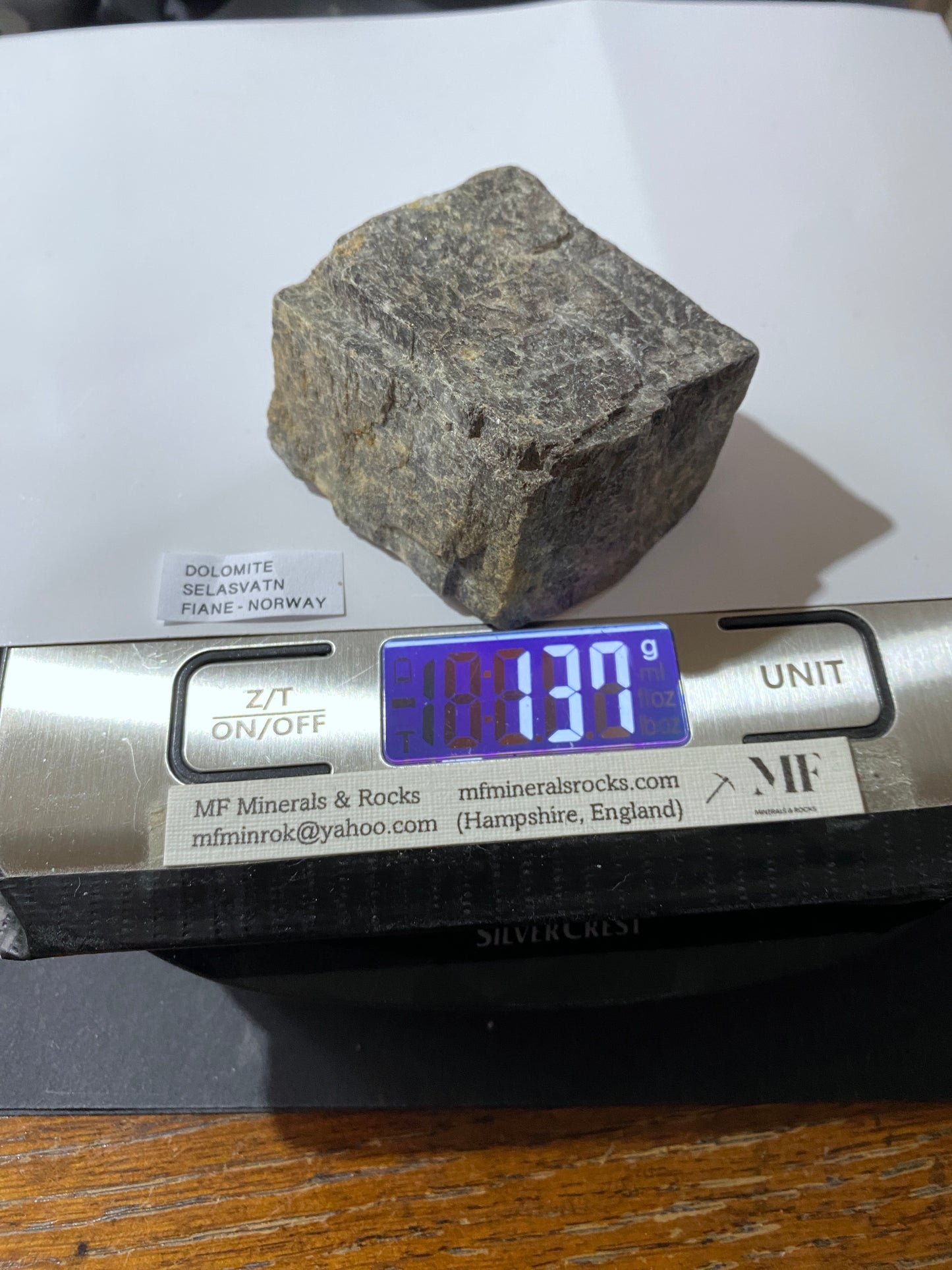 DOLOMITE :    SELASVATN, FIANE, AGDER COUNTY, NORWAY       157g        MF4914